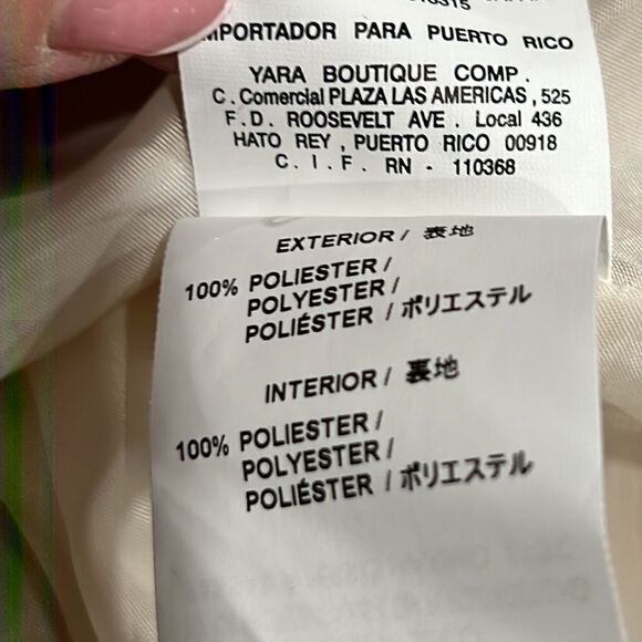 Adolfo Dominguez Tan Satiny Textured Design Jacket - Picture 11 of 14